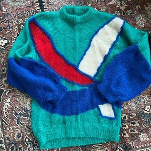 Hand knitted apres ski sweater